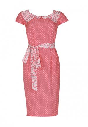 Платье Mayamoda. Цвет: коралловый