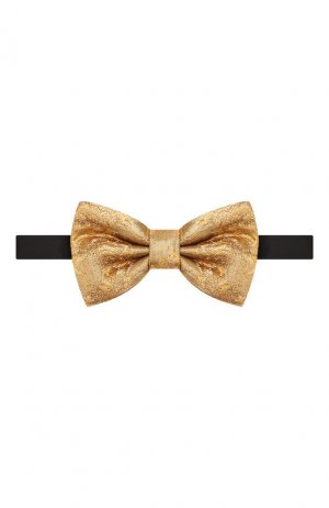 Шелковый галстук-бабочка Dolce & Gabbana. Цвет: золотой