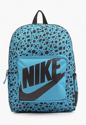 Рюкзак Nike Y NK CLASSIC BKPK - AOP FA21. Цвет: бирюзовый