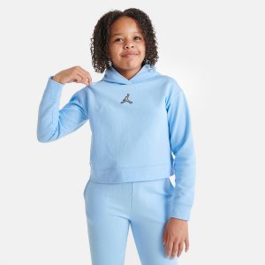 Пуловер с капюшоном Jordan Essentials для девочек, синий