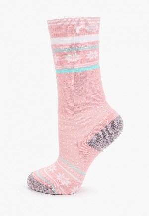 Носки Reima SkiDay. Цвет: розовый