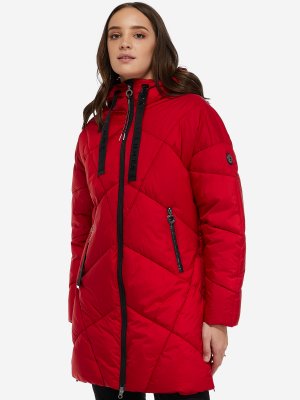 Куртка утепленная женская Antby, Красный, размер 44 Luhta. Цвет: красный