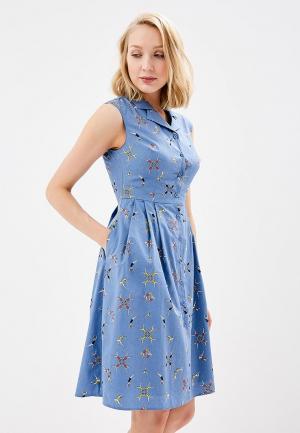 Платье Sugarhill Boutique SU017EWBBPV7. Цвет: синий