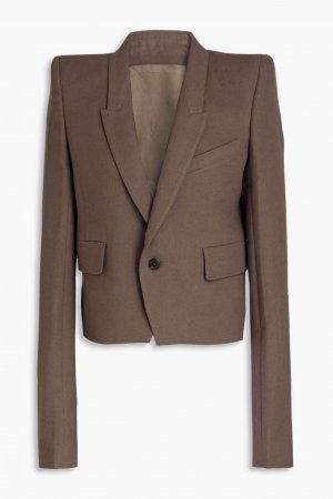 Шерстяной пиджак , серо-коричневый Rick Owens