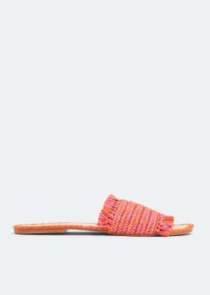 Сандалии MANEBÍ Crochet sandals, оранжевый