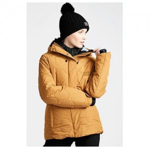 Женская Сноубордическая Куртка Bliss, Цвет оранжевый, Размер XS BILLABONG. Цвет: оранжевый