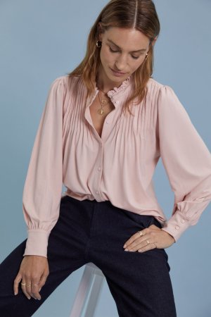 Розовая блузка Imken с изображением Lenzing , розовый Baukjen
