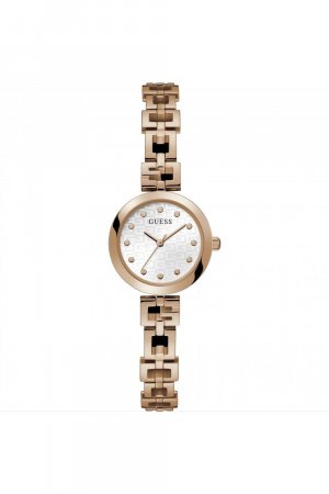 Модные аналоговые кварцевые часы Lady G из нержавеющей стали - Gw0549L3 , белый Guess