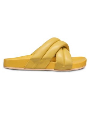 Пышные сандалии с перекрещенными ремешками , желтый French Connection