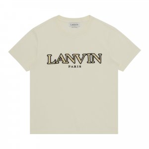 Классическая футболка Curb Emb, цвет Молоко Lanvin