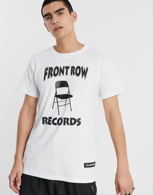 Белая футболка Front Row Records-Белый Les (Art)ists