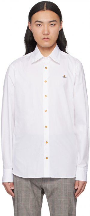 Белая рубашка с призраком , цвет White Vivienne Westwood