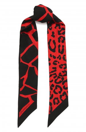 Шелковый шарф-бандо Dolce & Gabbana. Цвет: красный