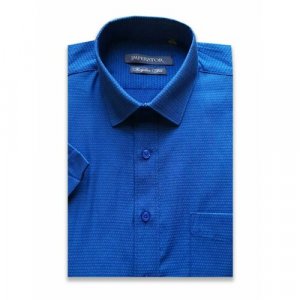 Рубашка , размер 39 ворот/164-172, синий Imperator. Цвет: синий/темно-синий