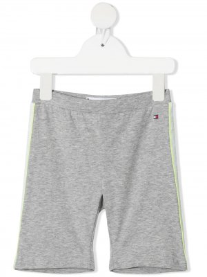 Спортивные шорты с логотипом Tommy Hilfiger Junior. Цвет: серый