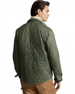 Куртка Quilted Shirt Jacket, цвет Army Olive Polo Ralph Lauren