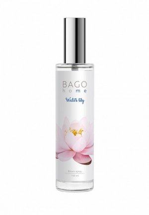 Спрей ароматический Bago Home Водяная лилия 100 мл. Цвет: белый