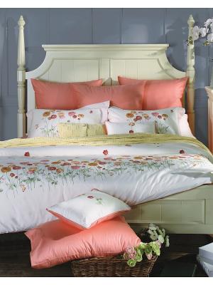 Комплект постельного белья 1,5 спальный Одри ARTILIVI. Цвет: светло-коралловый