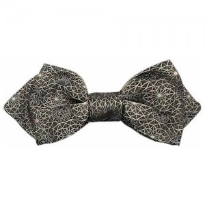 Оригинальный мужской галстук бабочка 818534 Christian Lacroix. Цвет: коричневый