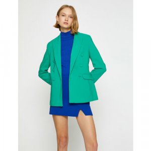 Пиджак , размер 36, фиолетовый KOTON. Цвет: фиолетовый