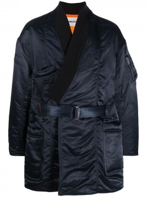 Пальто-кимоно MA-1 AMBUSH. Цвет: синий