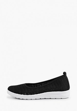 Балетки Ideal Shoes. Цвет: черный