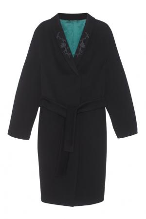 Кашемировое пальто Alena Akhmadullina. Цвет: черный