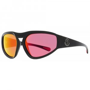 Мужские солнцезащитные очки Pentagra ML0248 01U блестящие черные 62 мм Moncler