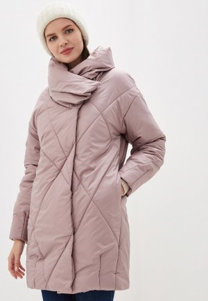 Куртка утепленная Симпатика. Цвет: розовый