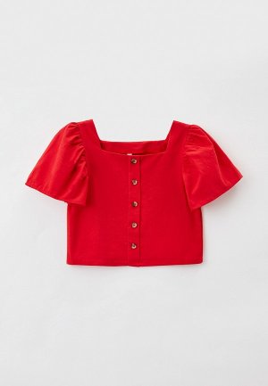 Блуза DeFacto. Цвет: красный
