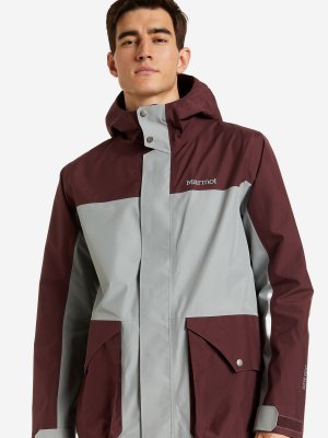 Куртка мембранная мужская , Серый, размер 46-48 Marmot. Цвет: серый