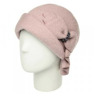 Шляпа , демисезон/зима, размер 56-58, розовый Di Lana. Цвет: розовый/сиреневый