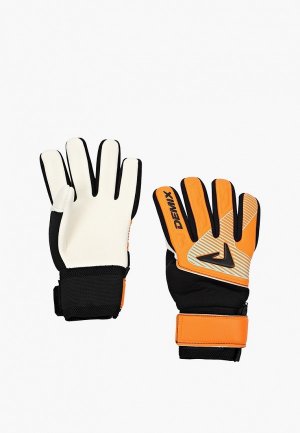 Перчатки вратарские Demix. Цвет: оранжевый
