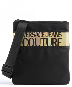Сумка через плечо Iconic Logo из полиамида , черный Versace Jeans Couture