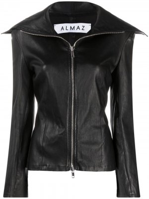 Приталенная куртка Almaz. Цвет: черный