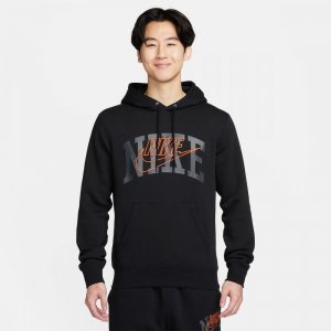 Мужской флисовый пуловер с капюшоном Club FV4448-010 Nike