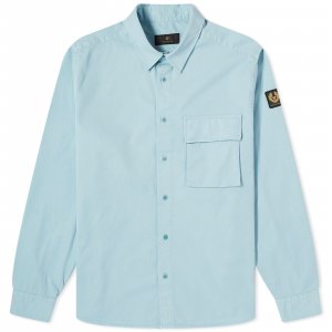 Рубашка Scale Garment Dyed, цвет Skyline Blue Belstaff