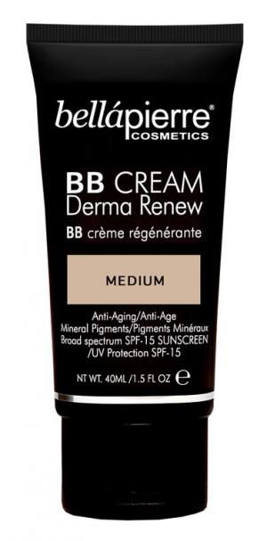 BB крем Derma Renew Cream Medium (Цвет  variant_hex_name D7A278) Bellápierre. Цвет: medium