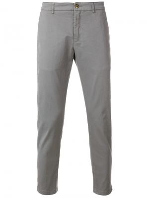 Классические брюки-чинос Department 5. Цвет: серый