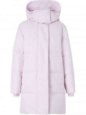 Hooded puffer jacket Burberry. Цвет: розовый