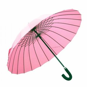 Зонт-трость , розовый Mabu. Цвет: розовый