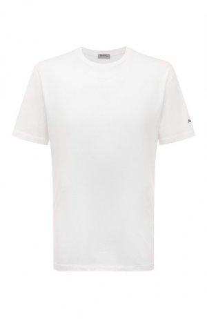 Хлопковая футболка Sartorio. Цвет: белый