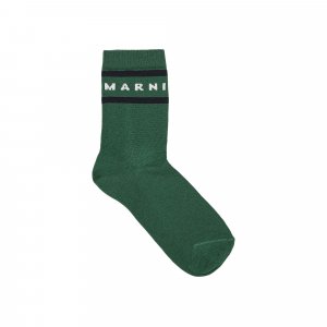 Детские носки , Зеленые Marni