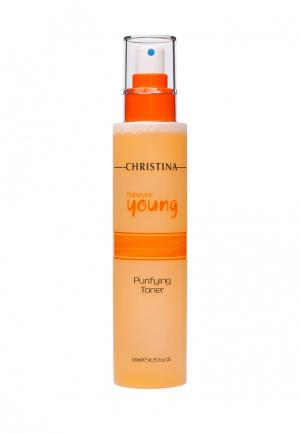 Тоник очищающий Christina Forever Young - Омолаживающая линия 200 мл. Цвет: оранжевый