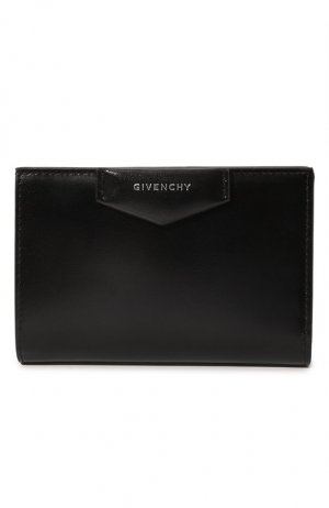 Кожаный кошелек Givenchy. Цвет: чёрный