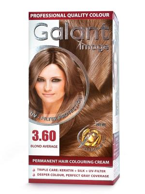Cтойкая крем-краска для волос GALANT 3.60 средне-русый, 115 мл., (Болгария) Image. Цвет: зеленый