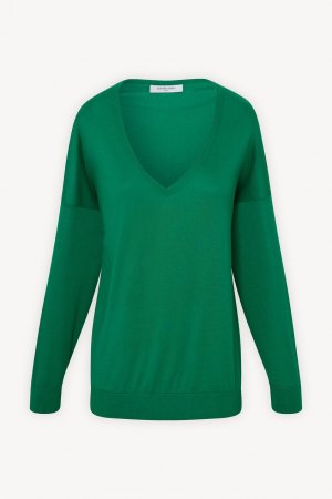Зеленый пуловер Leny Gerard Darel. Цвет: зеленый