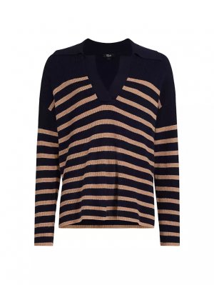 Пуловер с полосками Harris , цвет camel navy stripe Rails
