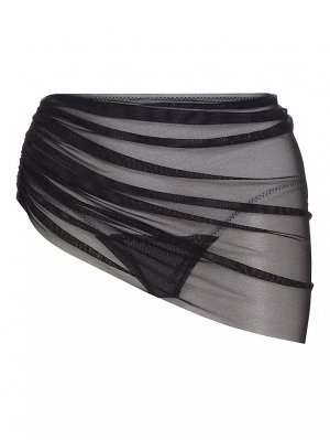 Плавки бикини Diana с завышенной талией , цвет black mesh Norma Kamali