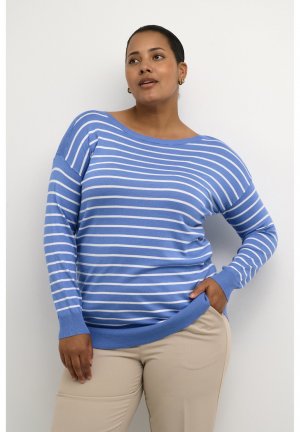 Вязаный свитер MALAN , цвет ultramarine tutledove stripe Kaffe Curve